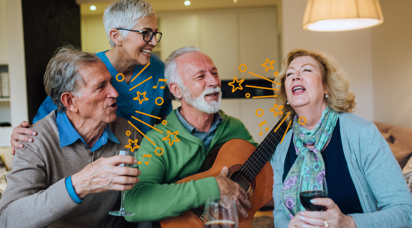 Gruppe musizierend